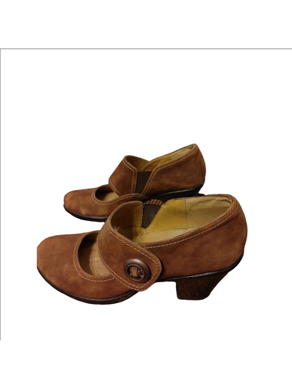 SoftSpots Artsy Mary Jane Suede size 9W